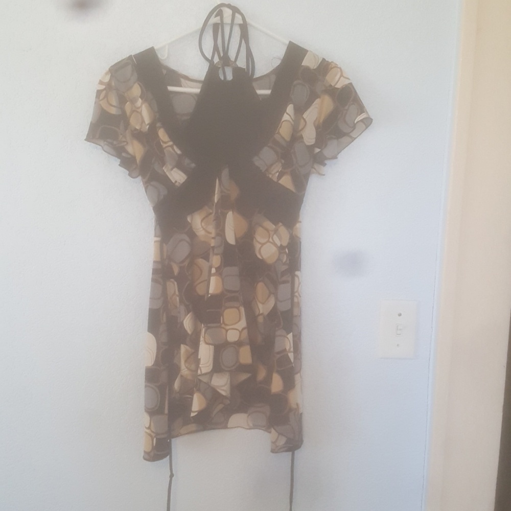Multi-Brown Colored Blouse